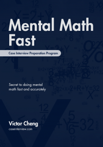Case Interview Math Prep [Resource List] | Caseinterview